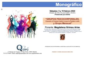 cartel monográfico Quipú psicólogos
